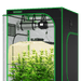 Vivosun Starter Grow Tent Kit, 4 × 4ft 4 - Plant System, WiFi - Controlled Grow System with Full Spectrum LED Grow Light, Automatic Ventilation, GrowHub Outlet A22 with Temperature and Humidity Sensor - Green Thumb Depot