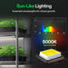 Vivosun T5 Grow Lights for Indoor Plants, 5000K Full Spectrum 120W (8 x 15W), 2FT LED Plant Light Strip with Timer & Dimming Controller for Seed Starting, 8 - Pack - Green Thumb Depot