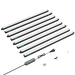 Vivosun T5 Grow Lights for Indoor Plants, 5000K Full Spectrum 120W (8 x 15W), 2FT LED Plant Light Strip with Timer & Dimming Controller for Seed Starting, 8 - Pack - Green Thumb Depot