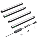 Vivosun T5 Grow Lights for Indoor Plants, 5000K Full Spectrum 28W (4 x 7W), 1FT LED Plant Light Strip with Timer & Dimming Controller for Seed Starting, 4 - Pack - Green Thumb Depot
