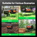 Vivosun Tumbling Composter Dual Rotating Batch Compost Bin 43 Gallon Orange - Green Thumb Depot
