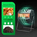 Vivosun Tumbling Composter Dual Rotating Batch Compost Bin 43 Gallon Orange - Green Thumb Depot