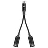 Vivosun USB-C Splitter with 1 Male to 2 Female, 2-in-1 Type C Splitter, Daisy-chain Adapter Dongle for GrowHub Controller E42A