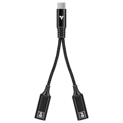 Vivosun USB - C Splitter with 1 Male to 2 Female, 2 - in - 1 Type C Splitter, Daisy - chain Adapter Dongle for GrowHub Controller E42A - Green Thumb Depot