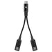 Vivosun USB - C Splitter with 1 Male to 2 Female, 2 - in - 1 Type C Splitter, Daisy - chain Adapter Dongle for GrowHub Controller E42A - Green Thumb Depot