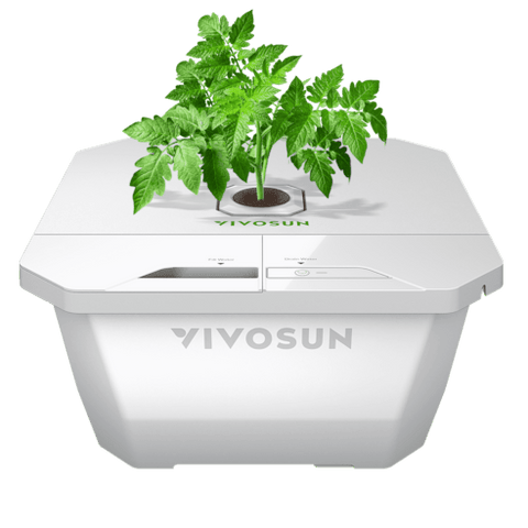 Vivosun VGrow DWC Hydroponics Growing System Kit for VGrow Smart Grow Box, 4-Gallon Deep Water Culture with Air Stones and Rapid Rooters, Not Compatible with E42A+