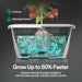 Vivosun VGrow DWC Hydroponics Growing System Kit for VGrow Smart Grow Box, 4 - Gallon Deep Water Culture with Air Stones and Rapid Rooters, Not Compatible with E42A - Green Thumb Depot
