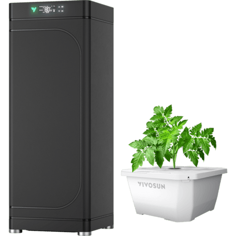 Vivosun VGrow Smart Box & DWC Hydroponics Growing System Kit, Smart Indoor Gardening with Automated Plant Growing