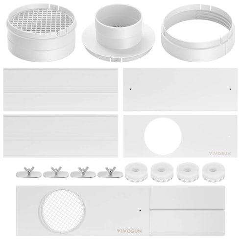 Vivosun Window Duct Kit and Portable AC Window Seal Kit - Green Thumb Depot