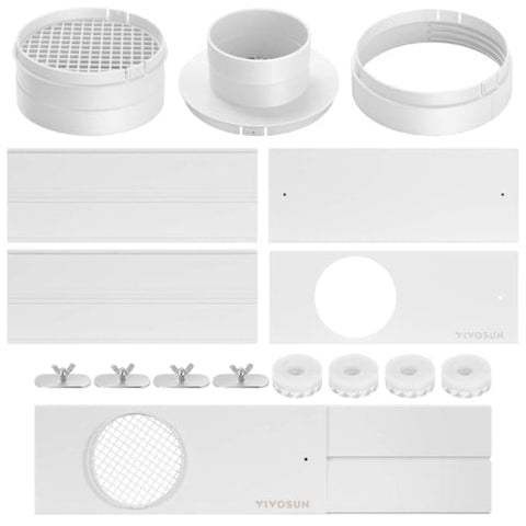 Vivosun Window Duct Kit and Portable AC Window Seal Kit