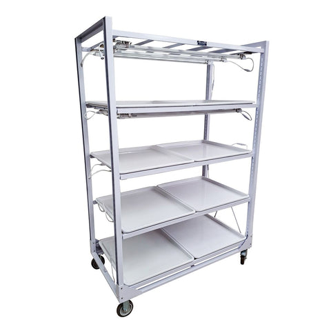 Wachsen Professional Cloning Cart 4 Level White W/ 12 Wachsen Clone LED