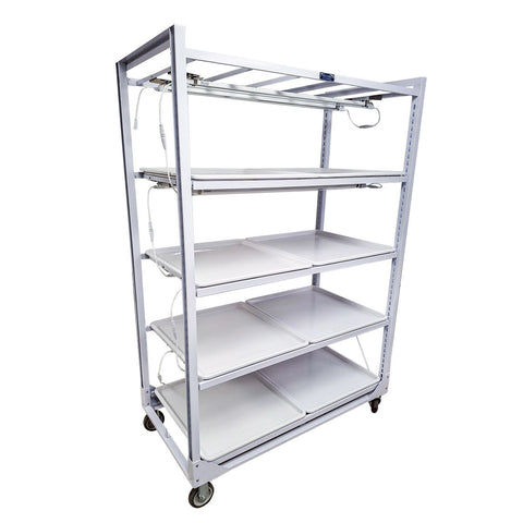 Wachsen Professional Cloning Cart 4 Level White W/ 8 Wachsen Clone LED