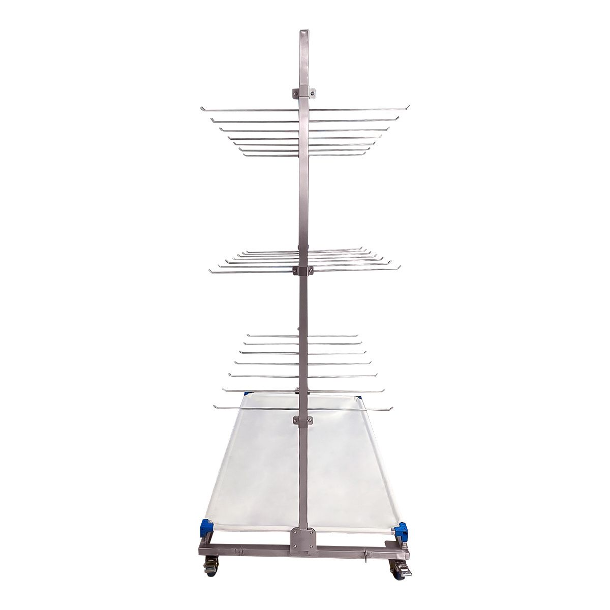 Wachsen Professional Hanging Cart 3 Level SS304 W/PVC Bottom Mount - Green Thumb Depot