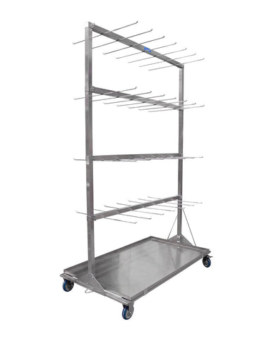 Wachsen Professional Hanging Cart 3 Level SS304 W/PVC Tray