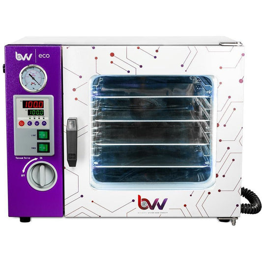 0.9CF ECO Vacuum Oven - 4 Wall Heating, LED display, LED's - 4 Shelves Standard - Green Thumb Depot