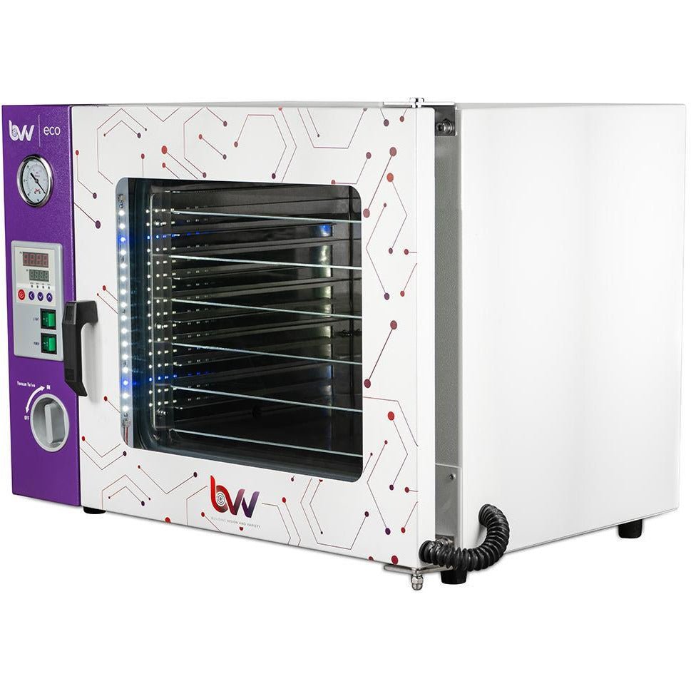 1.9CF ECO Vacuum Oven - 4 Wall Heating, LED display, LED's - 5 Shelves Standard - Green Thumb Depot