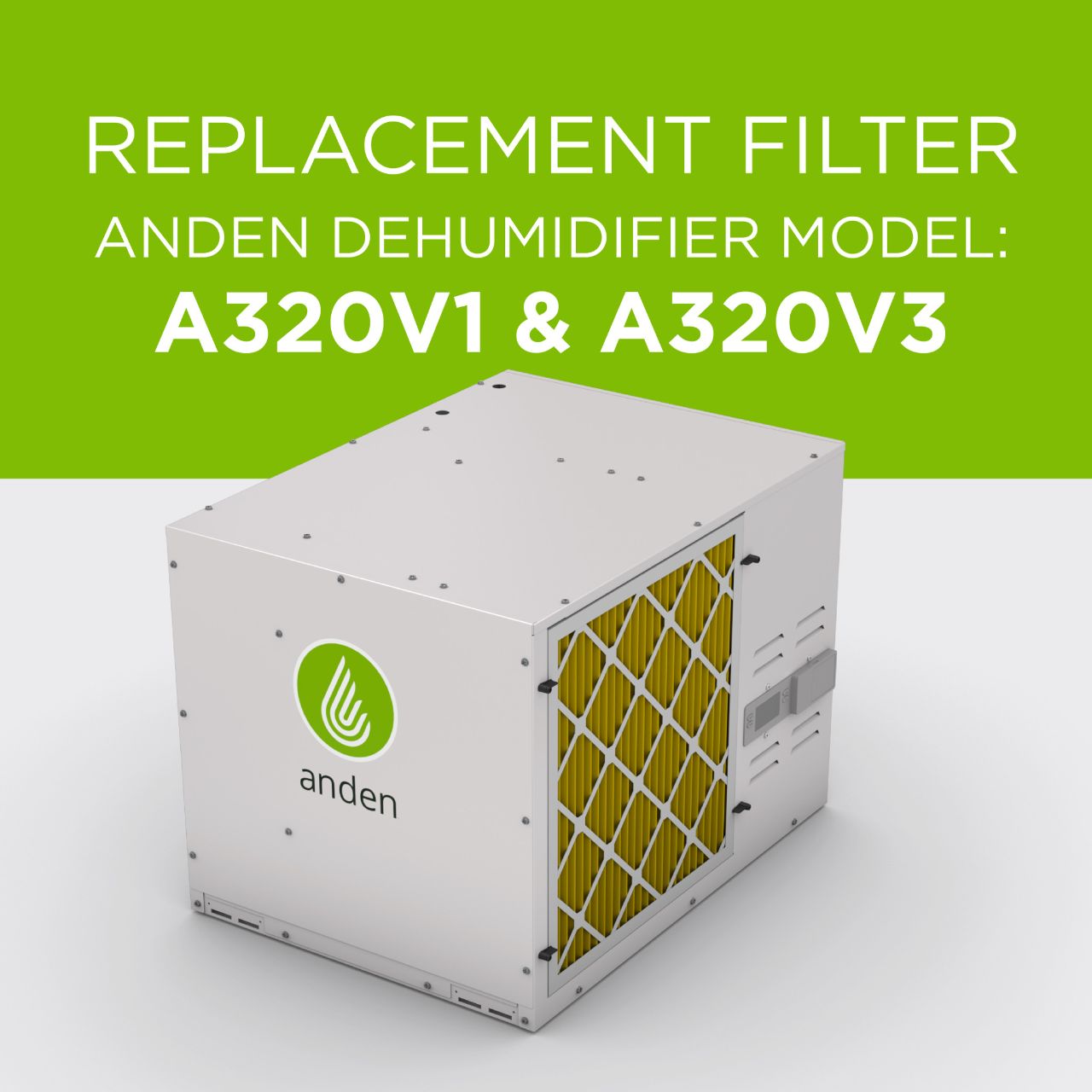 Anden 5813 Replacement Filter For A320 Dehumidifier