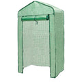 Riverstone 3 Tier Portable Rolling Greenhouse Opaque Top