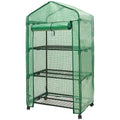 Riverstone 3 Tier Portable Rolling Greenhouse with Opaque Cover