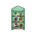 3 Tier Portable Rolling Greenhouse with Opaque Cover - Green Thumb Depot