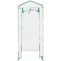 Riverstone 4 Tier Portable Rolling Greenhouse Clear Top