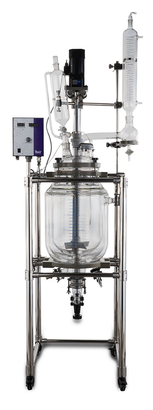 50L BVV™ Double Jacketed Glass Reactor - Green Thumb Depot