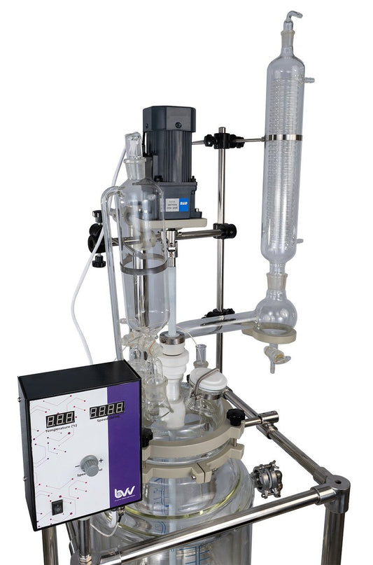 50L BVV™ Double Jacketed Glass Reactor - Green Thumb Depot