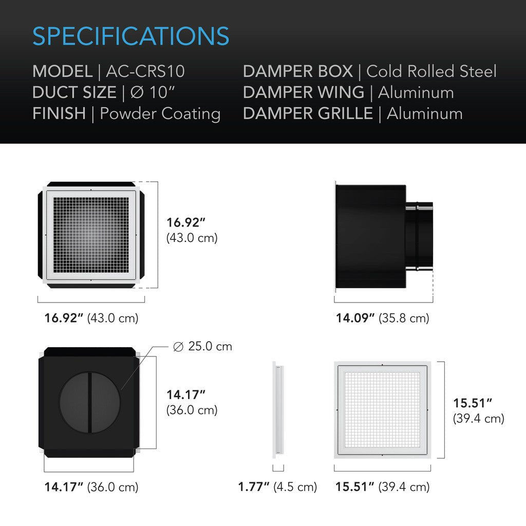 AC Infinity Cloudway S10 Fan System - Green Thumb Depot