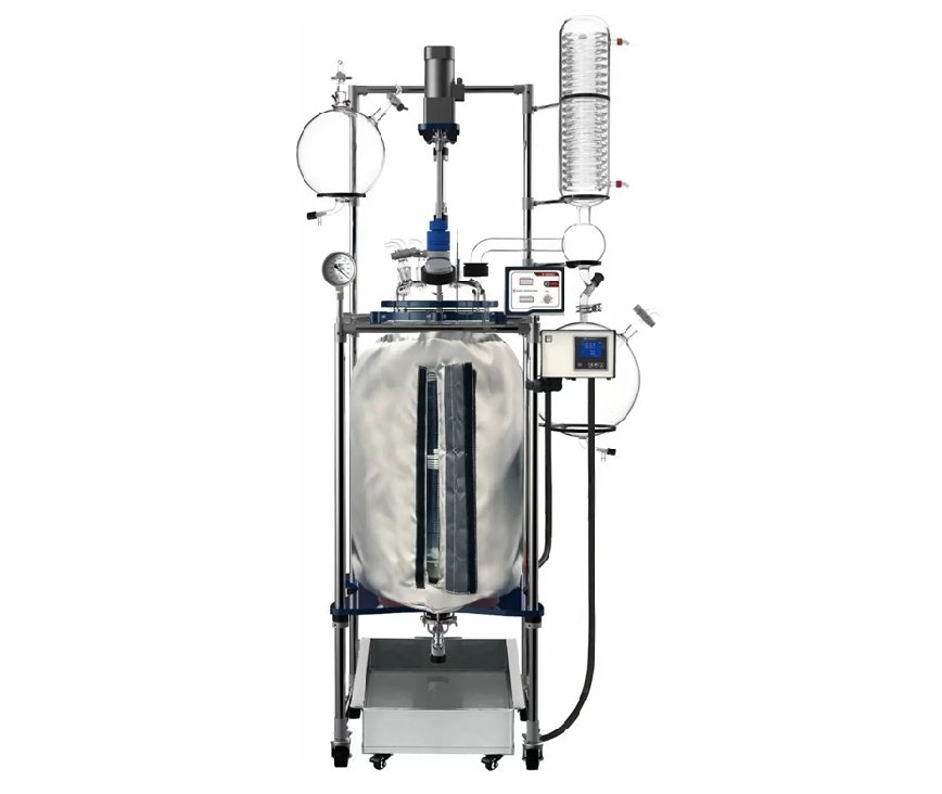 Across International 100l Non Jacketed Glass Reactor With 200°c Heatin — Green Thumb Depot