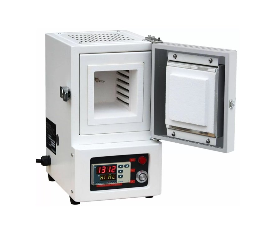 Across International 1050°C (1922F) 4x4x4" Compact Tabletop Muffle Furnace W/ 30-Seg PID Controller. For Dental, Dentistry Cast, Ceramic Works, Jewelry Treatment - Green Thumb Depot