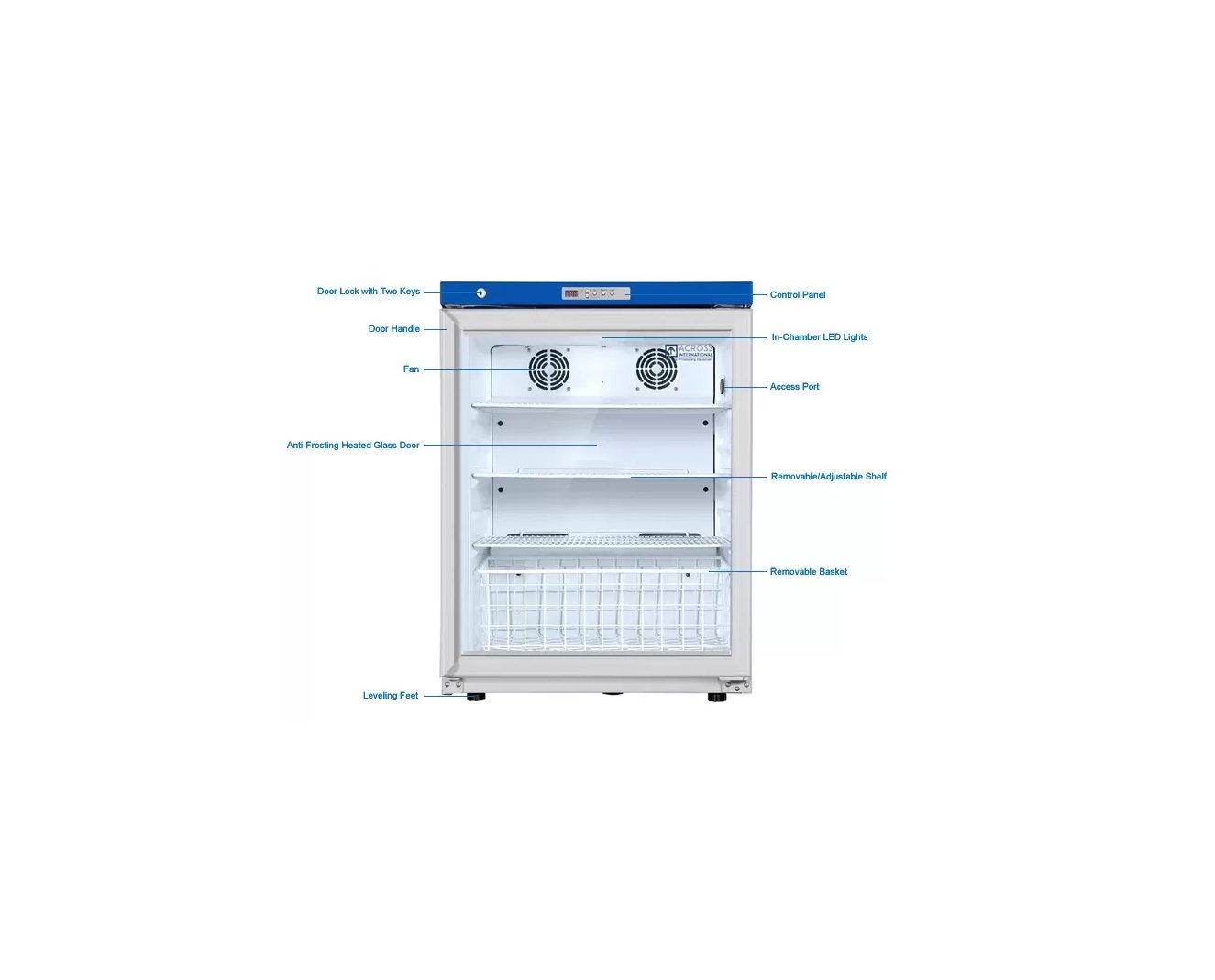 Across International Ai 4.2 CF 2-8°C Compact Pharmacy Medical Vaccine Refrigerator UL - Green Thumb Depot