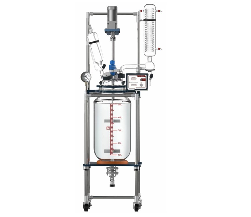 Across International Ai 50L Non-Jacketed Glass Reactor With 200°C Heating Jacket - Green Thumb Depot