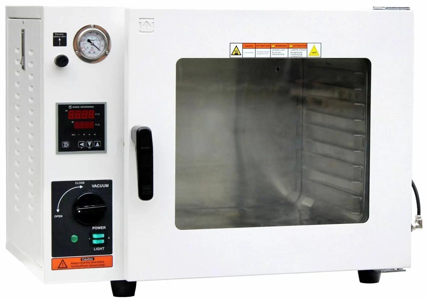 Across International ECO 150C 1.9 Cu Ft Vacuum Drying Oven With LED Lights - Green Thumb Depot