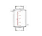 Across International Non-Jacketed 50L Reactor Vessel For R50 Glass Reactors - Green Thumb Depot