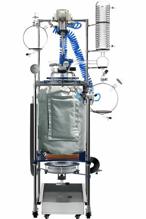 Ai 100L Single Or Dual Jacketed Glass Reactor With Air Motor - Green Thumb Depot