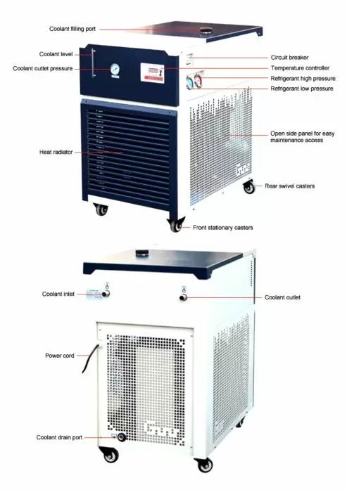 Ai 20L Single Or Dual Jacketed Glass Reactor W/ Chiller & Pump - Green Thumb Depot