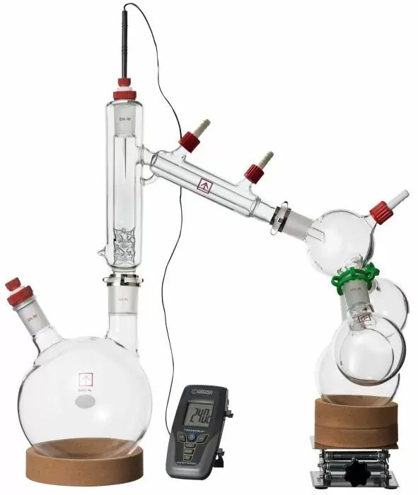 Ai 2L Short Path Distillation Kit With Multiple Receiving Flasks - Green Thumb Depot