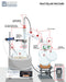 Ai 5L Short Path Distillation Kit With Multiple Receiving Flasks - Green Thumb Depot