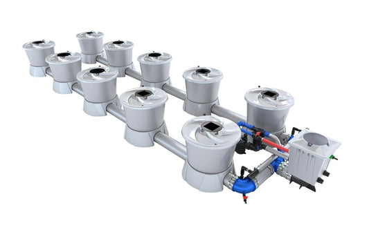 Alien Hydroponics V-System 10 Pot 2 Row Kit - Green Thumb Depot