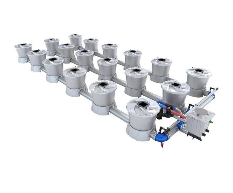 Alien Hydroponics V-System 18 Pot 3 Row Kit - Green Thumb Depot