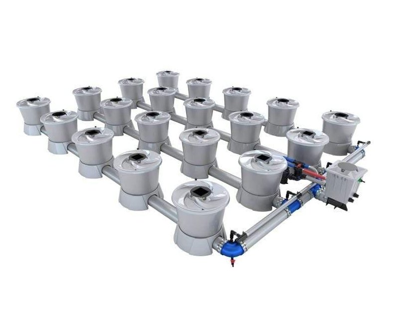 Alien Hydroponics V-System 20 Pot 4 Row Kit - Green Thumb Depot