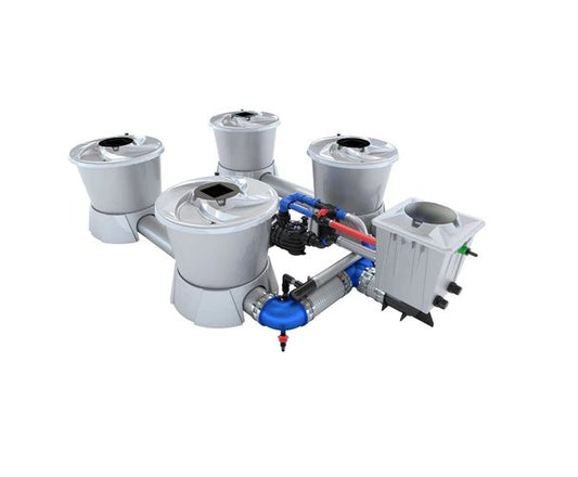 Alien Hydroponics V-System 3 Pot 2 Row Kit - Green Thumb Depot