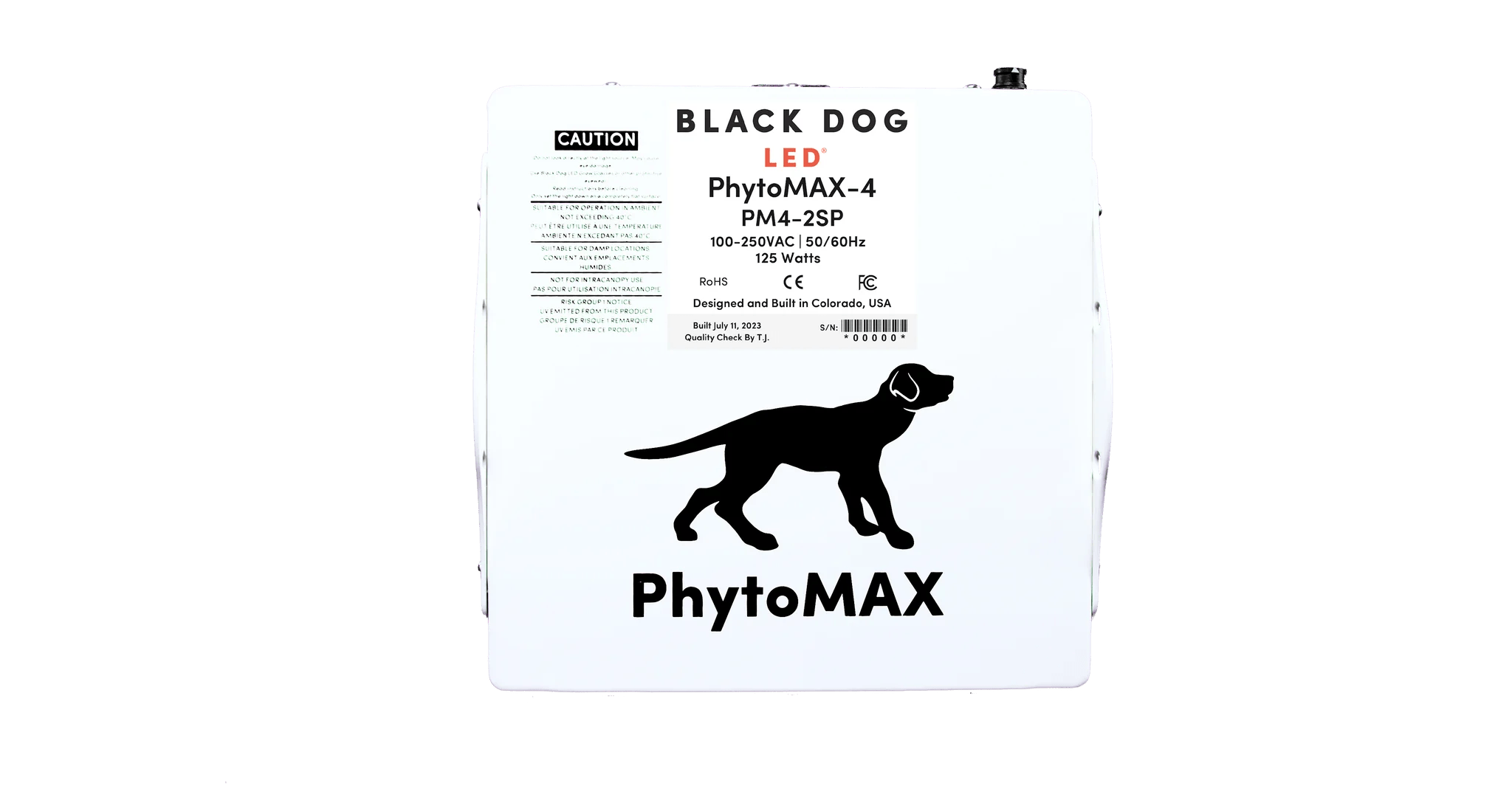 Black Dog PhytoMAX-4 2SP 125 Watt LED Grow Light - Green Thumb Depot