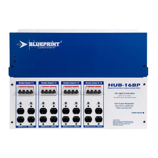 Blueprint BP 16-Light Controller 240V w/ trigger 4 breakers - Green Thumb Depot