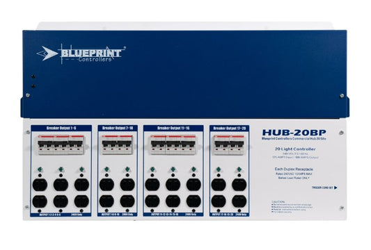 Blueprint BP 20-Light Controller 240V w/ trigger 4 breakers - Green Thumb Depot