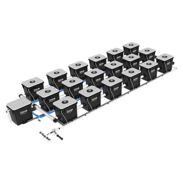 Current Culture H2O Under Current RDWC Hydroponic System - 13 Gallon, 30" Spacing - Green Thumb Depot