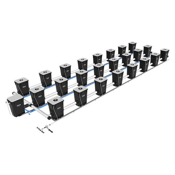 Current Culture H2O Under Current RDWC Hydroponic System - 13 Gallon, 40" Spacing - Green Thumb Depot