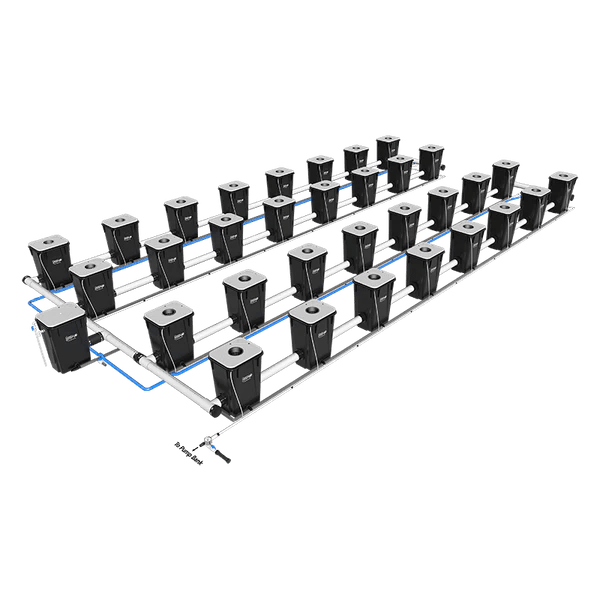 Current Culture H2O Under Current RDWC Hydroponic System - 13 Gallon, 40" Spacing - Green Thumb Depot