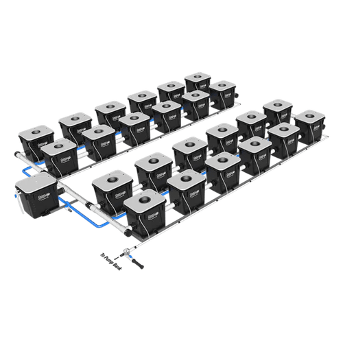Current Culture H2O Under Current RDWC Hydroponic System - 8 Gallon, 25" Spacing - Green Thumb Depot