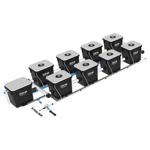 Current Culture H2O Under Current RDWC Hydroponic System - 8 Gallon, 25" Spacing - Green Thumb Depot